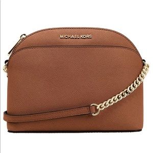 Michael Kors Emmy Brown Crossbody Bag